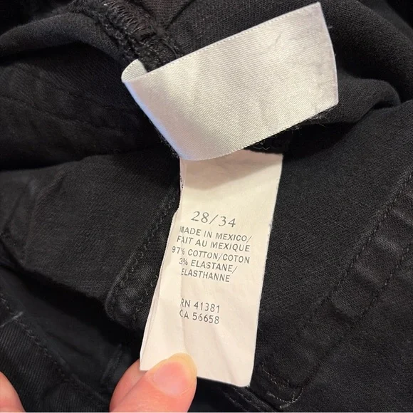 Ralph Lauren Denim & Supply Black Straight Leg Women’s Jeans Sz 28/34 Tall Long - Picture 10 of 10